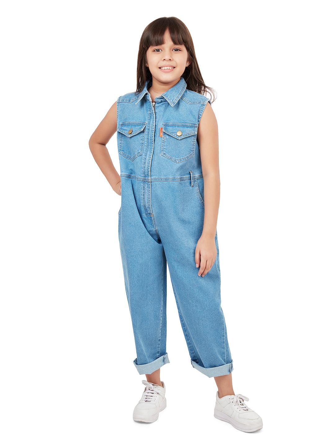 Denim suit for girls best sale