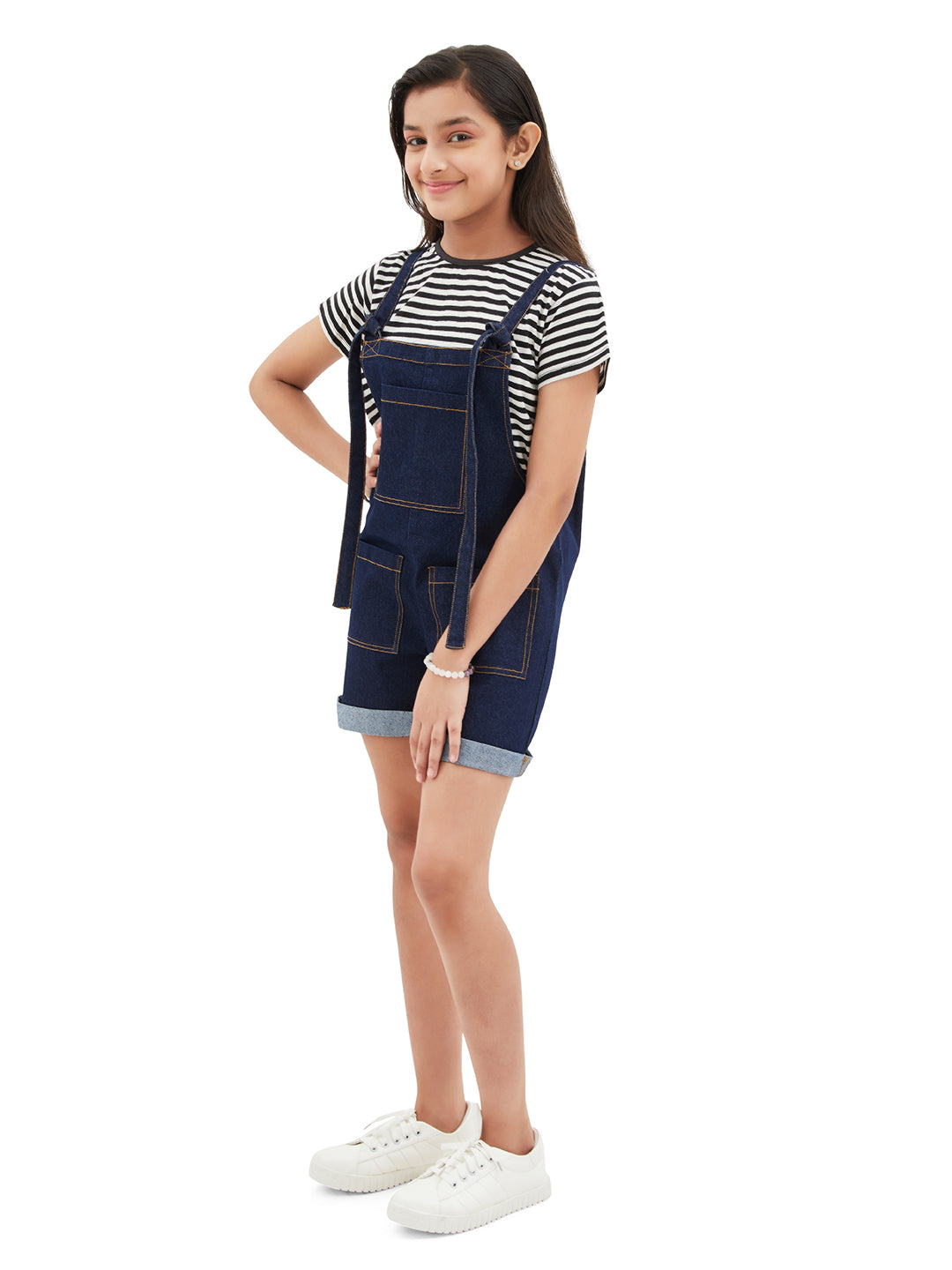 Olele® Firangi Romper - Denim